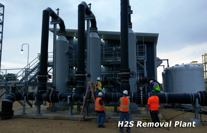 H2S Removal Plant, Hydros, Environmental Diagnostics, Bourne, MA