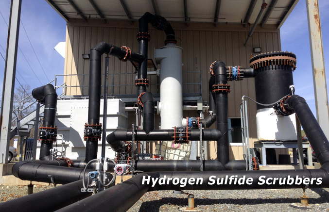 Hydrogen Sulfide Scrubbers, Hydros, Environmental Diagnostics, Bourne, MA